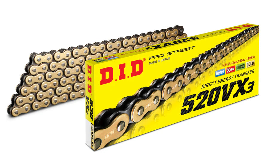 DID VX3 520 Chain – Warp9Racing