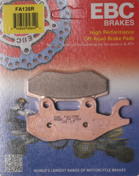 EBC FA135R sintered front brake pads for the Kawasaki KLX