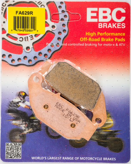 EBC FA629R sintered rear brake pads for the Honda CRF250L and CRF300L