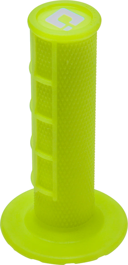 ODI half-waffle V2 lock-on grips in neon yellow