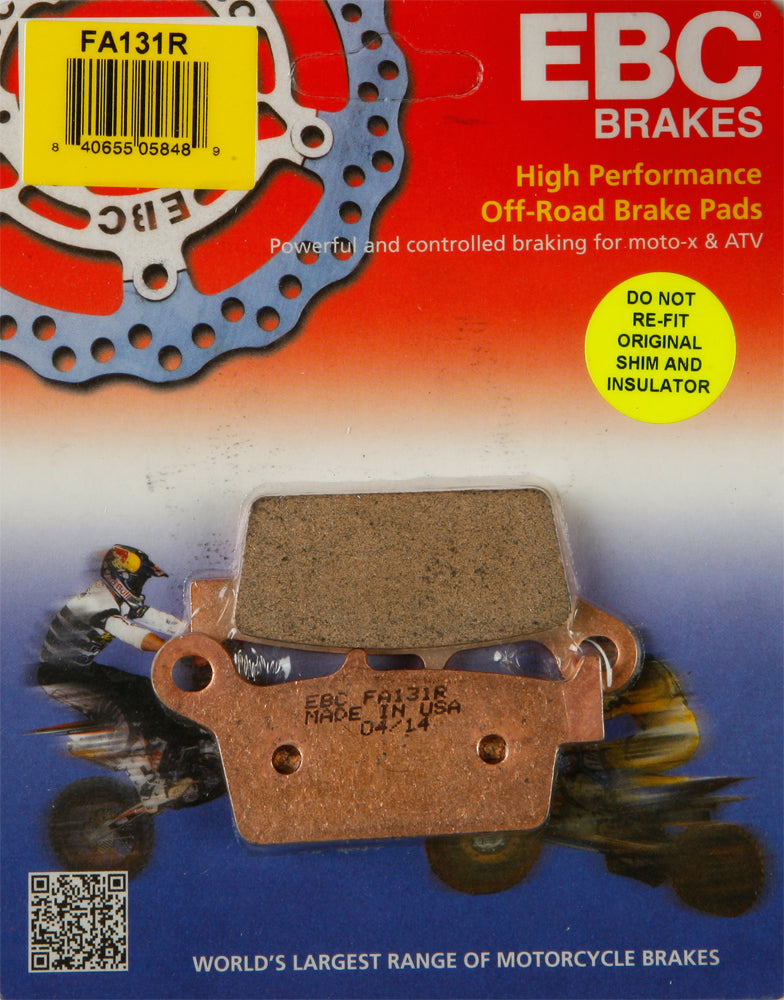 EBC FA131R long-life sintered rear brake pads