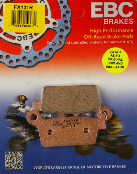 EBC FA131R long-life sintered rear brake pads