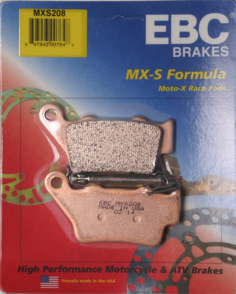 EBC MXS208 race sintered rear brake pads