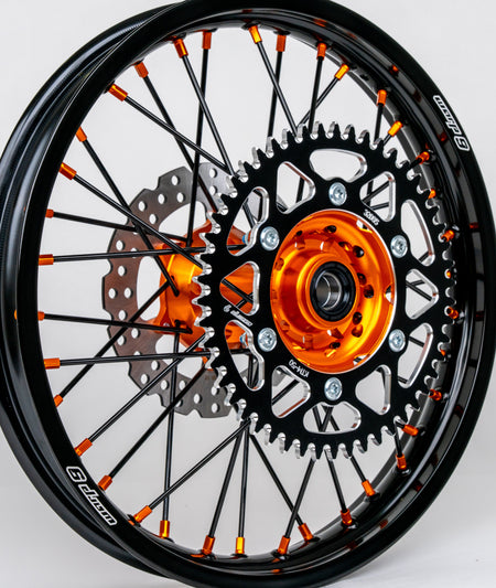 KTM/HUSQ/GAS GAS 22mm Axle Rear Wheel (IN STOCK) Fitment Below