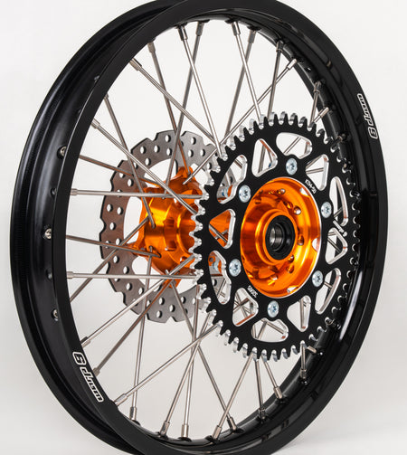 KTM/HUSQ/GAS GAS 22mm Axle Rear Wheel (IN STOCK) Fitment Below