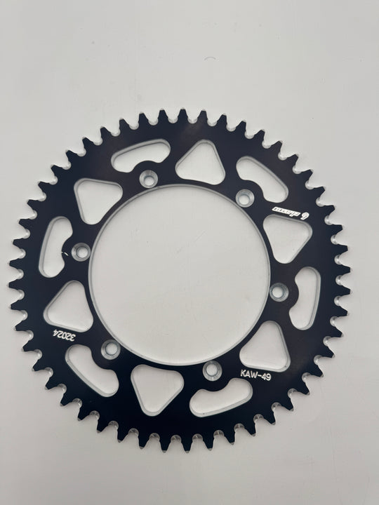 Kawasaki 49T Black Aluminum Sprocket (Damaged)
