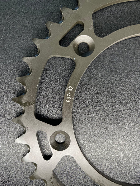 KTM 42T BLACK STEEL SPROCKET