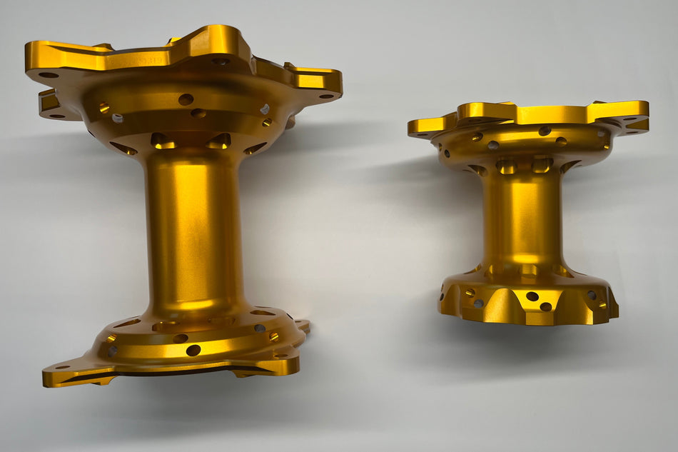 Honda CR/CRF Gold Hub Set (Damaged) (See Fitment Below)