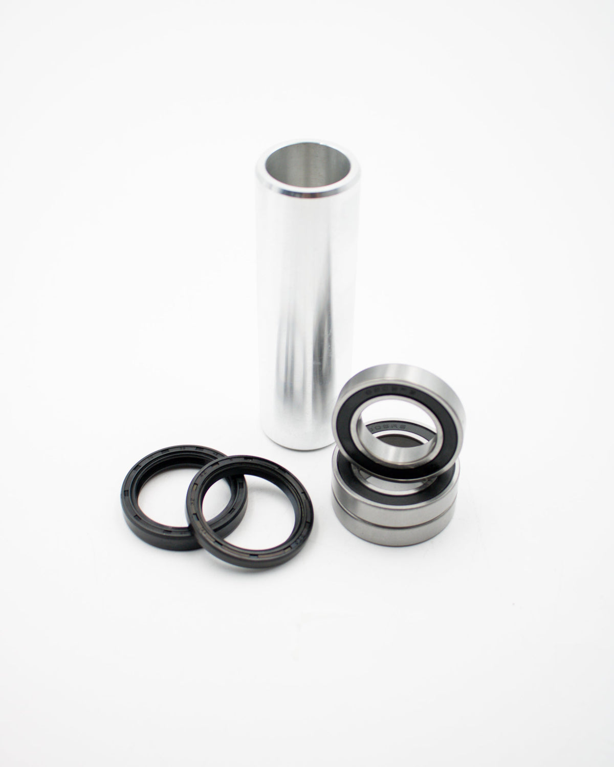 Warp 9 rear wheel bearing kit: sealed bearings, seals and an aluminum distance tube