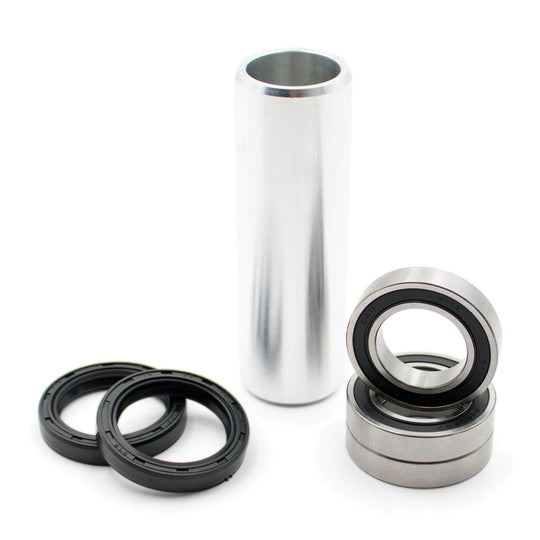 Warp 9 rear wheel bearing kit: sealed bearings, seals and an aluminum distance tube