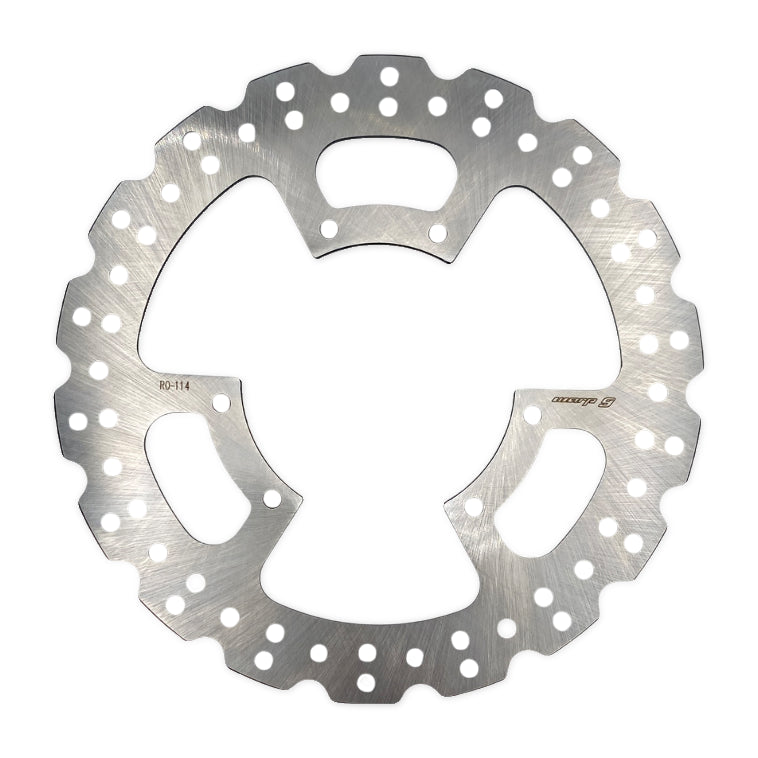 Warp 9 fixed wave brake rotor in stainless steel