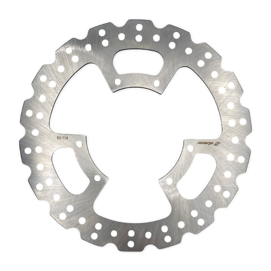 Warp 9 fixed wave brake rotor in stainless steel