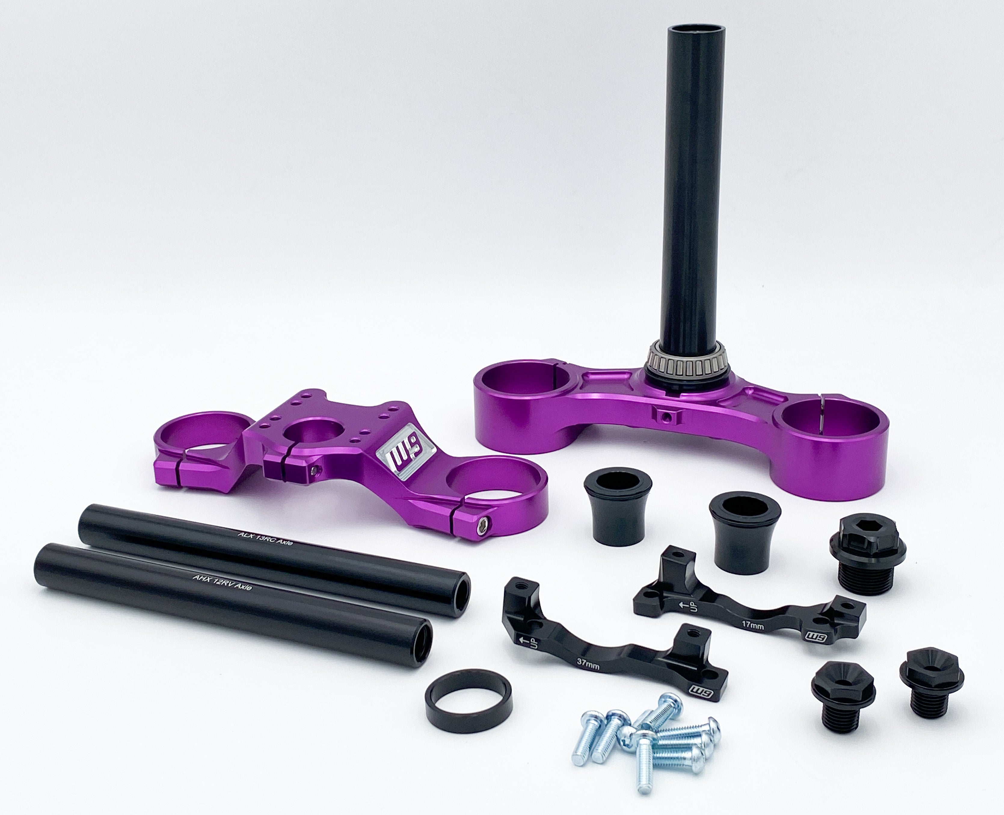 Warp9 - FastAce Drop Crown Triple Clamps – HighVoltagePEV