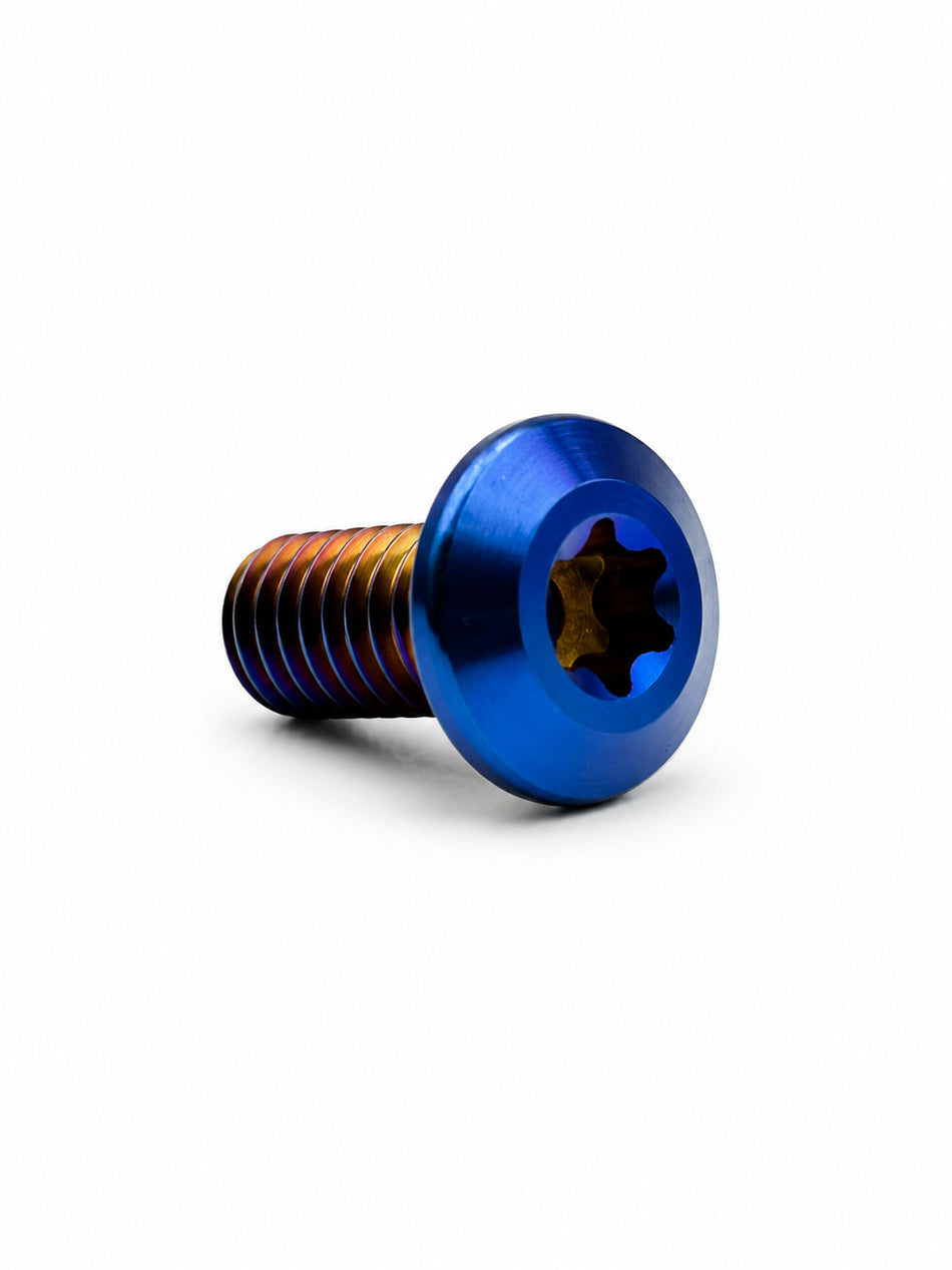 Single rear titanium rotor bolts