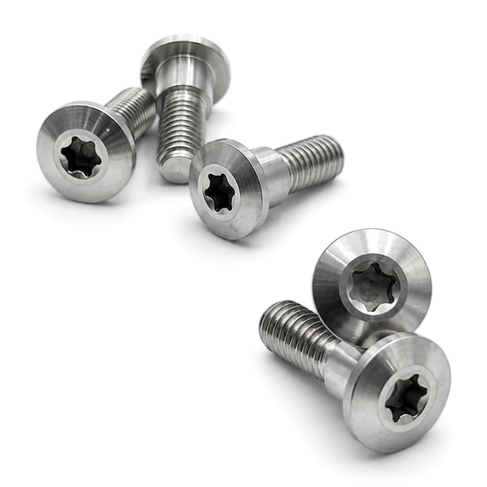 Five steel Torx sprocket bolts for the Talaria MX5