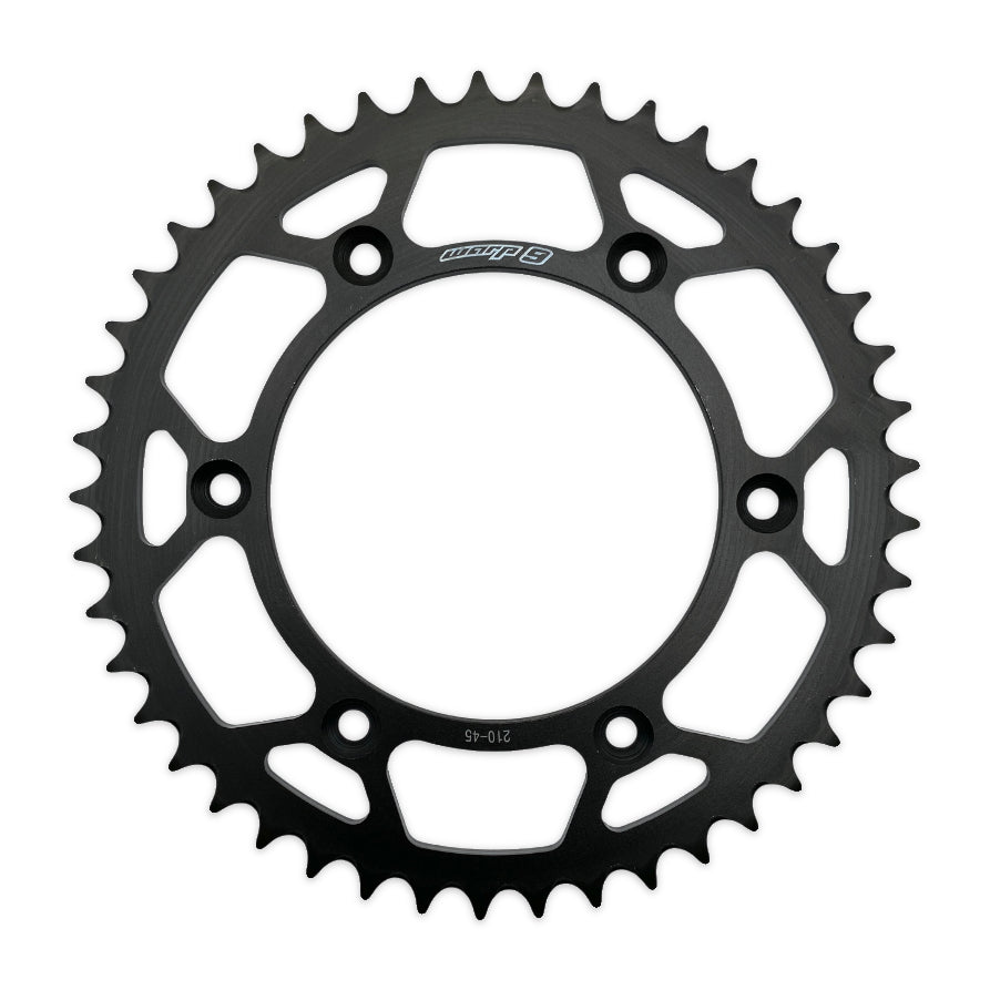 Warp 9 Suzuki DR650 rear sprocket in black steel