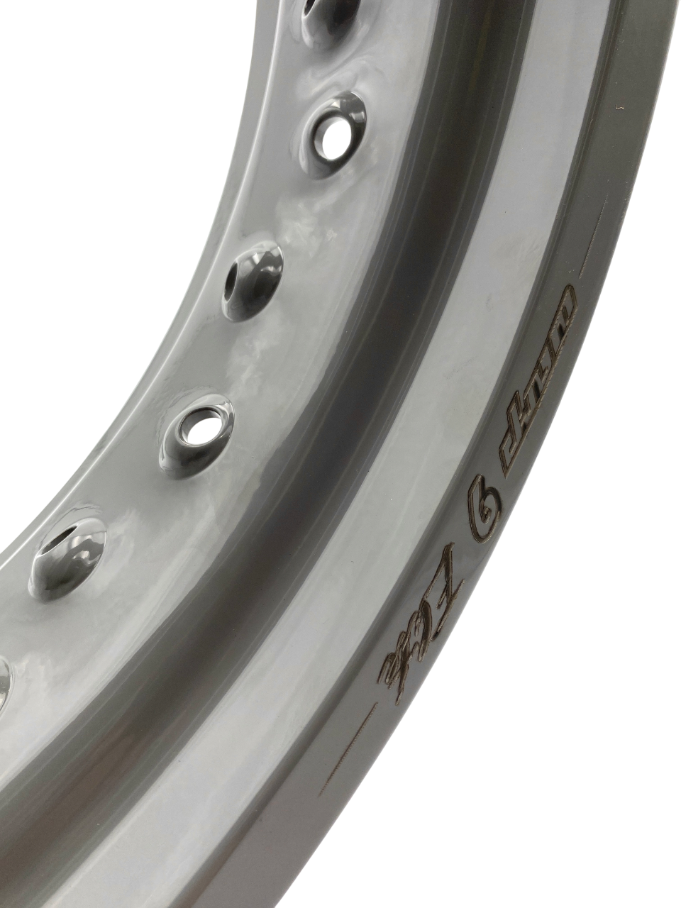 Warp 9 supermoto rim in nardo gray powder coat