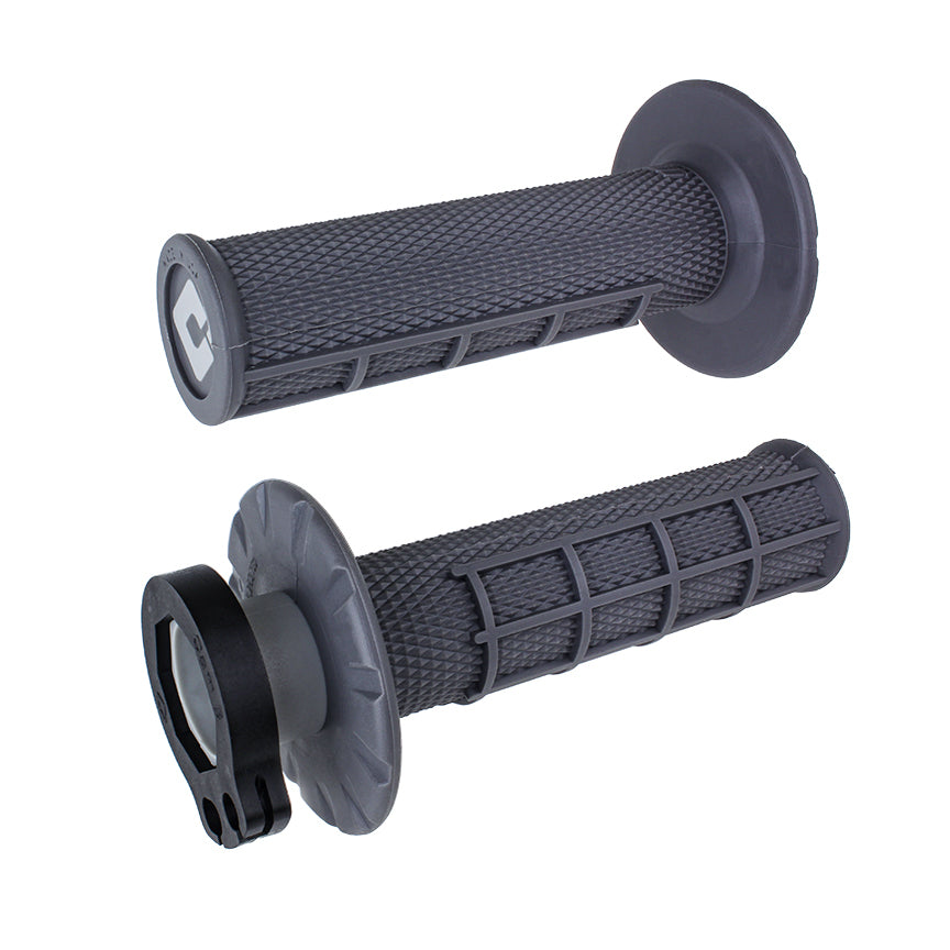 ODI half-waffle V2 lock-on grips in graphite