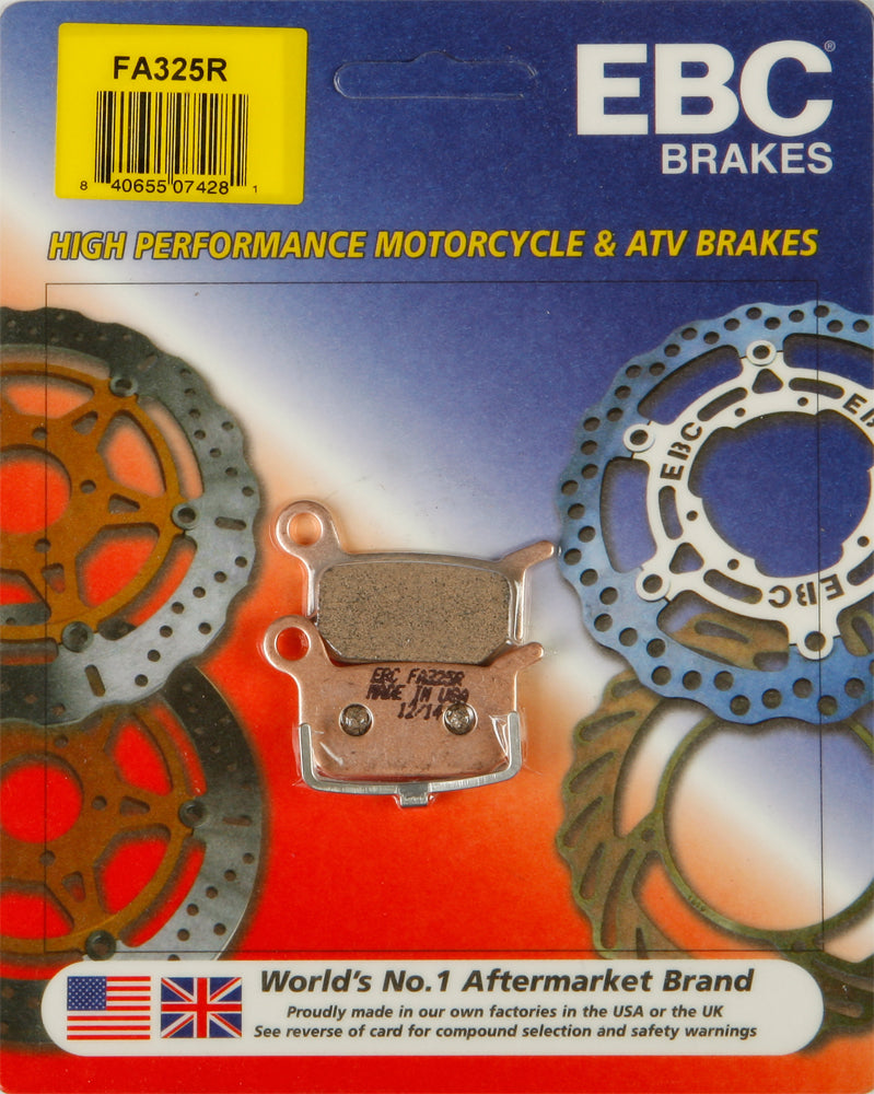 EBC FA325R sintered brake pads for the KTM SX-E 5, GasGas MC-E 5 and Husqvarna EE 5