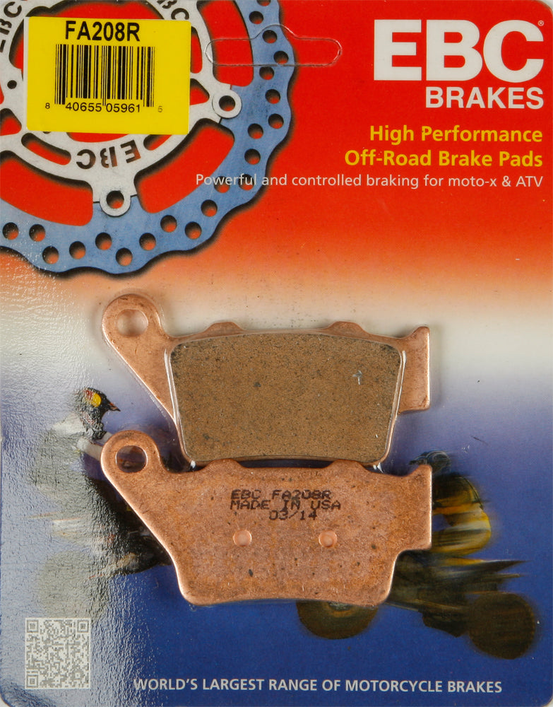 EBC FA208R sintered rear brake pads for the KTM 690 and Husqvarna 701