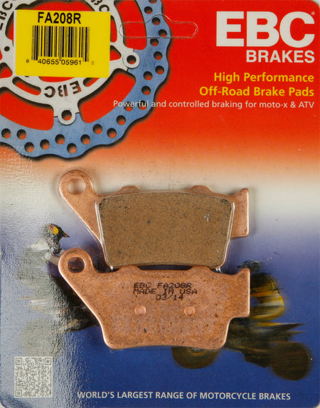 EBC FA208R sintered rear brake pads for the KTM 690 and Husqvarna 701