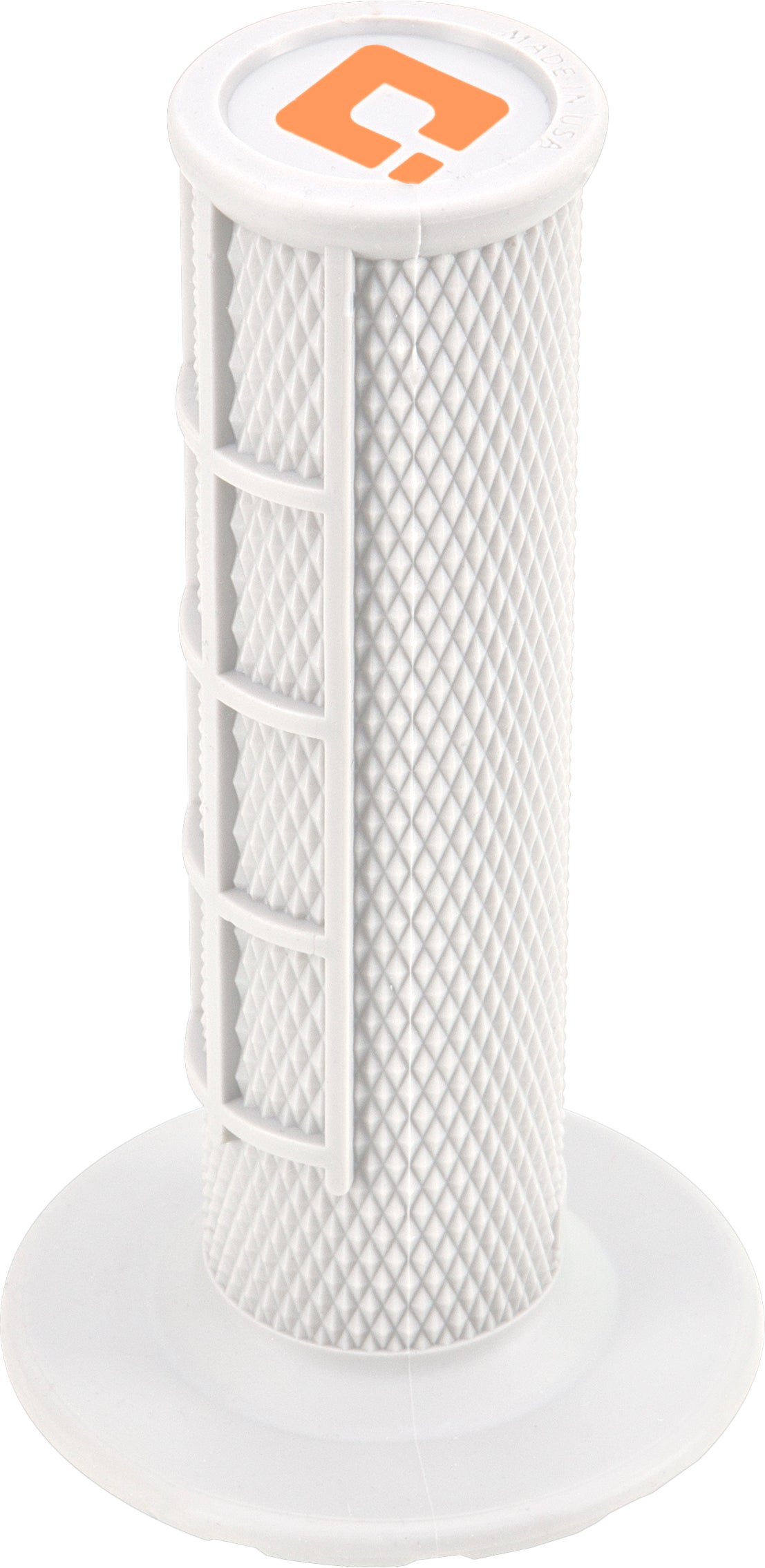 ODI half-waffle V2 lock-on grips in Pro white