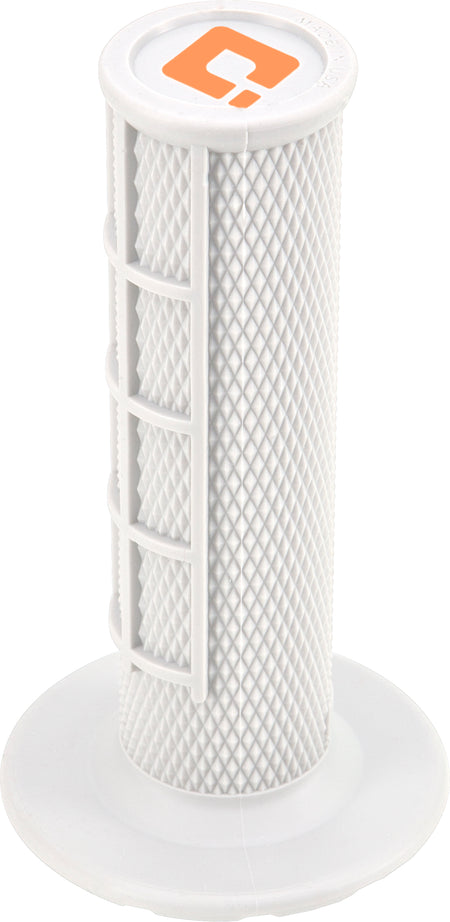 ODI half-waffle V2 lock-on grips in Pro white