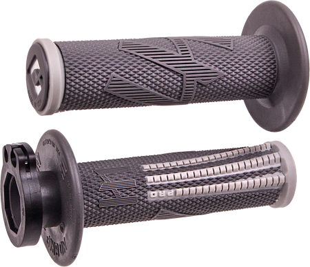 ODI Emig Pro V2 lock-on grips in graphite and grey