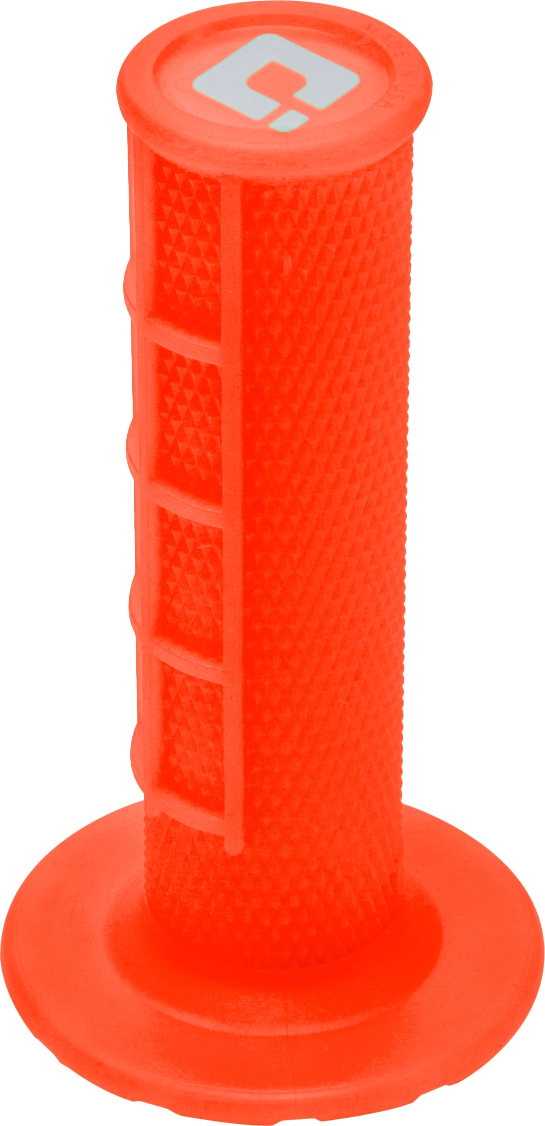 ODI half-waffle V2 lock-on grips in orange