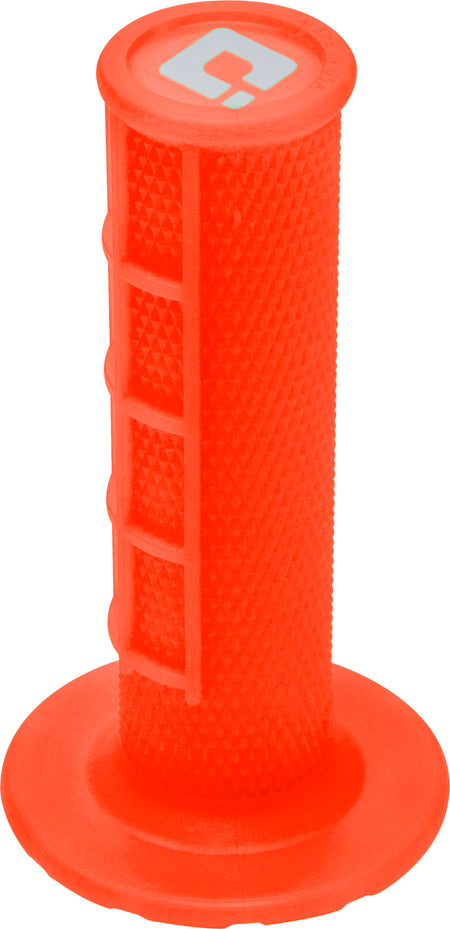 ODI half-waffle V2 lock-on grips in orange