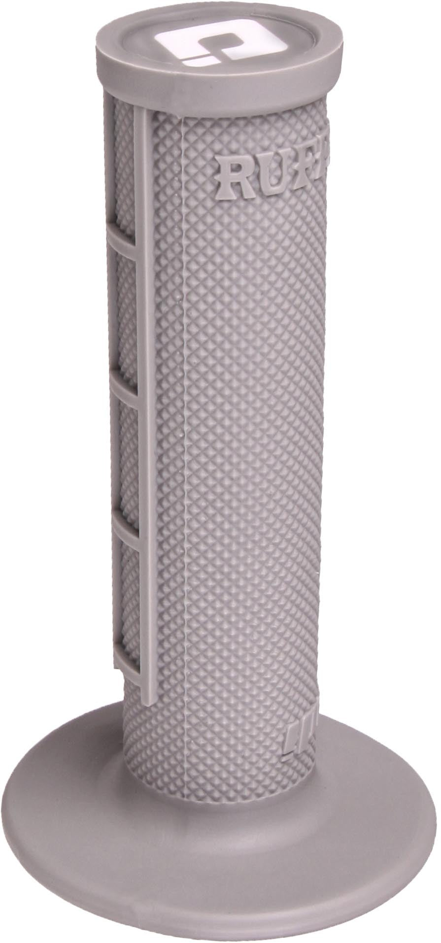 ODI half-waffle V2 lock-on grips in grey soft compound