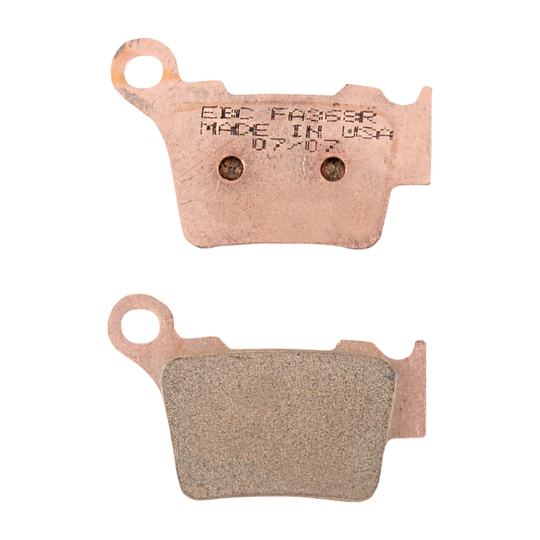 EBC FA368 sintered rear brake pads, a pair with copper backing plates