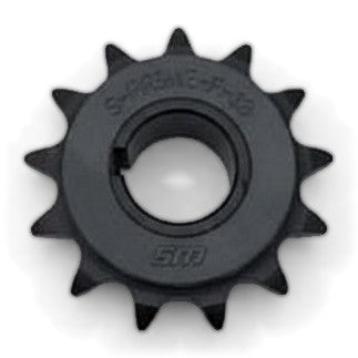 Warp 9 Warp Drive front sprocket in black steel, 13 tooth